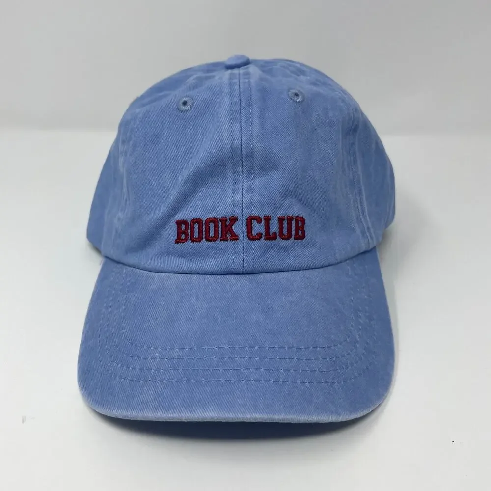 Primark Book Club Hat Baseball Cap Blue New with Tags 100% Cotton